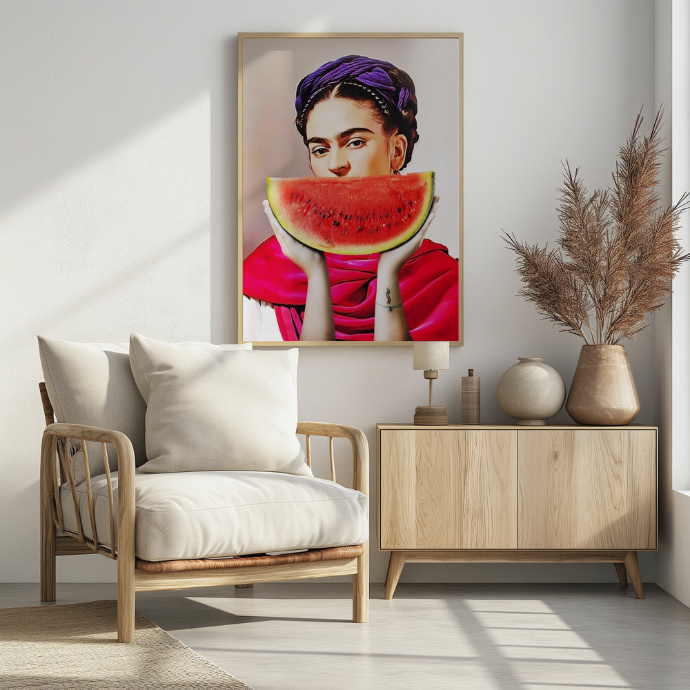 Watermelon Frida - Poster / Art Print