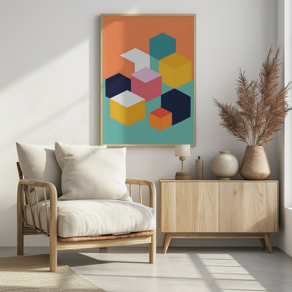 Cubes - Poster / Art Print