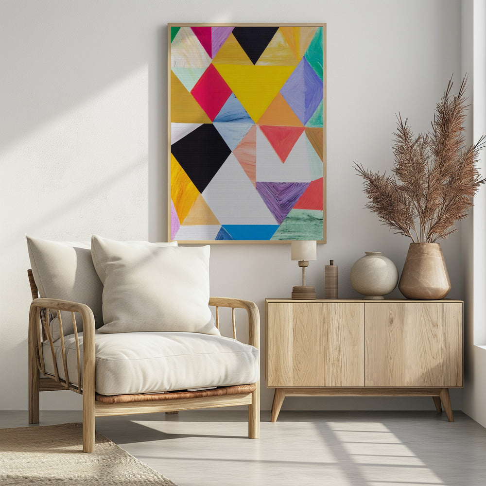 Triangle Drama - Poster / Art Print