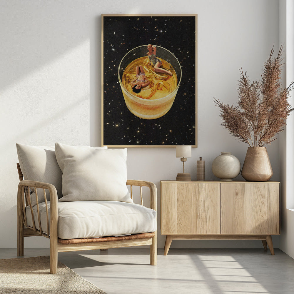 Whiskey besties - On the rocks - Poster / Art Print