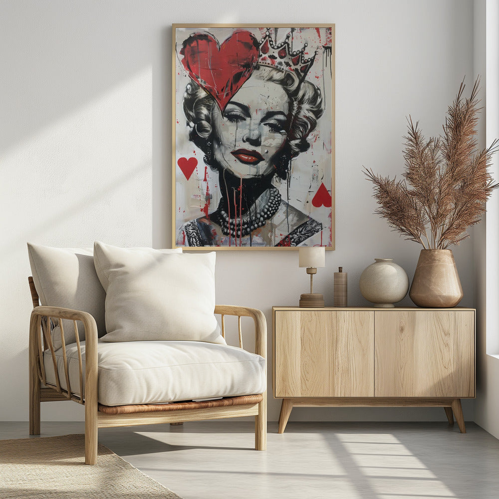Queen of Hearts - Poster / Art Print