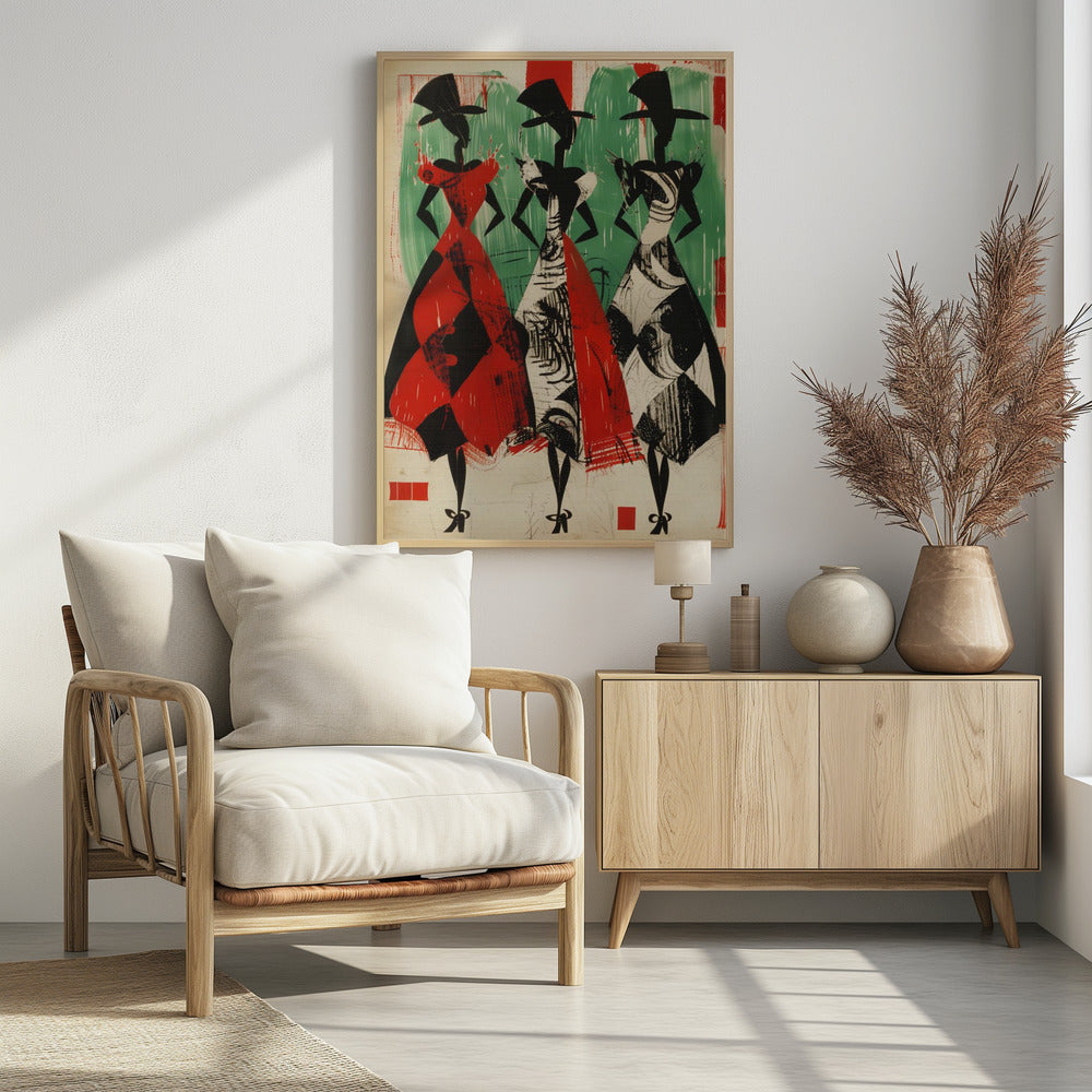 Ladies In Hats - Poster / Art Print