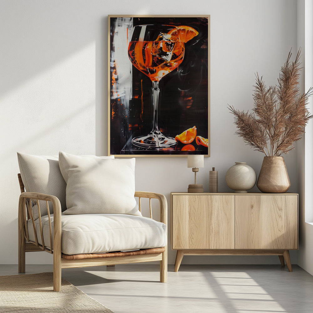 Aperol Spritz Dark Edition - Poster / Art Print