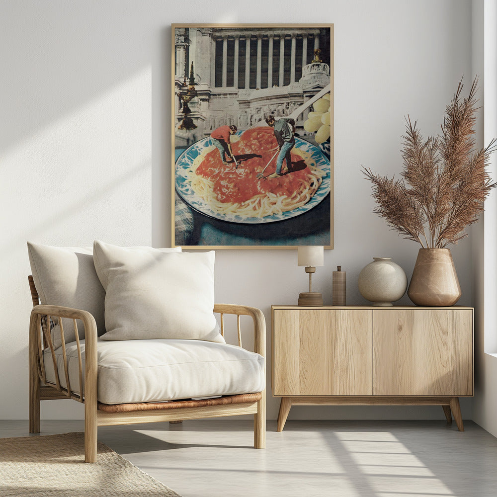 Diggin' Spaghetti - Poster / Art Print
