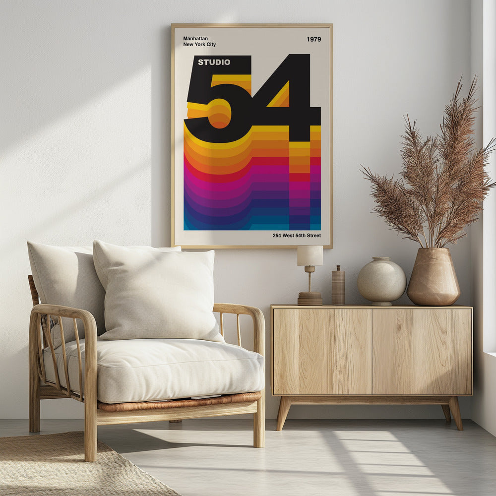 Studio 54 Retro Design - Poster / Art Print