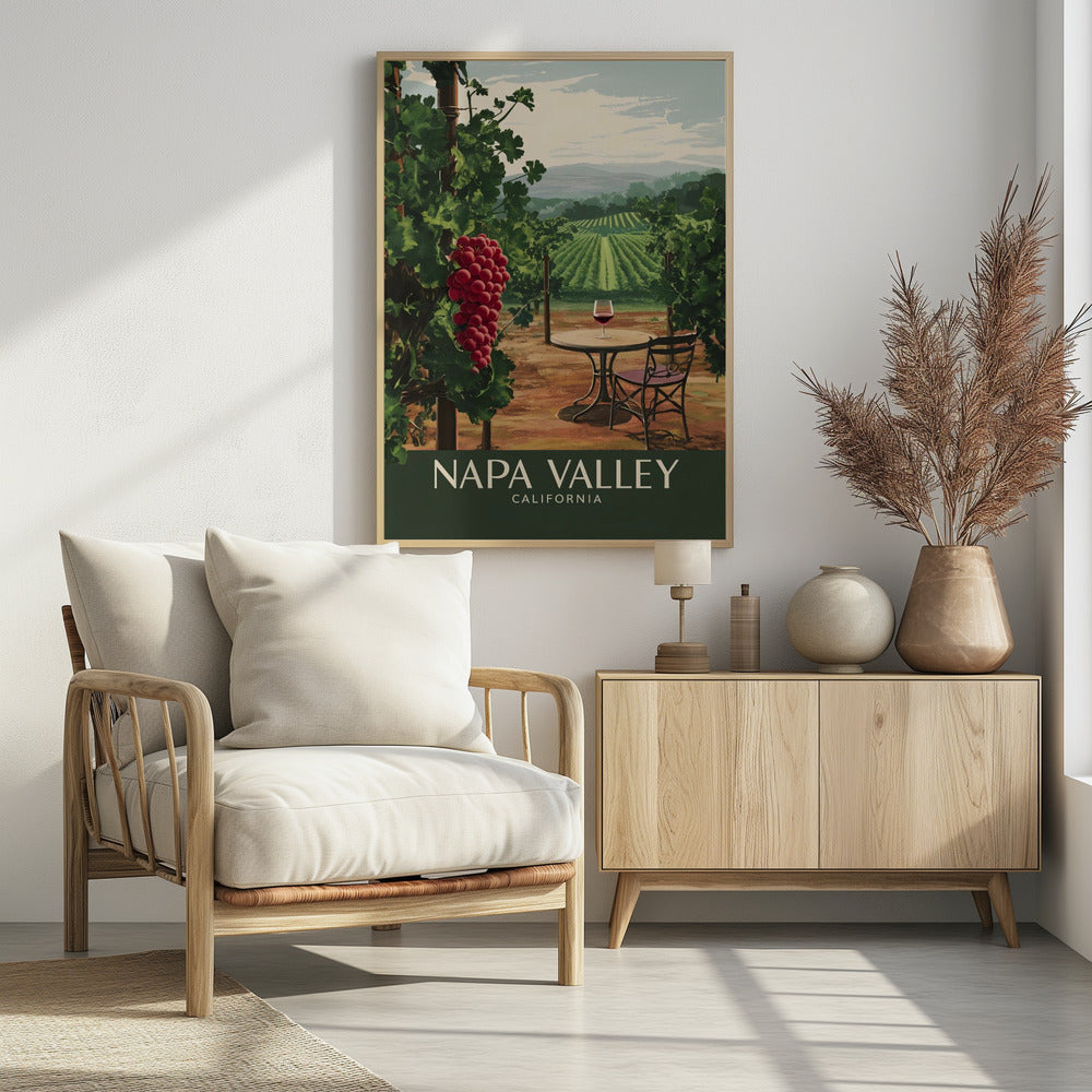 Napa Valley - California - Poster / Art Print