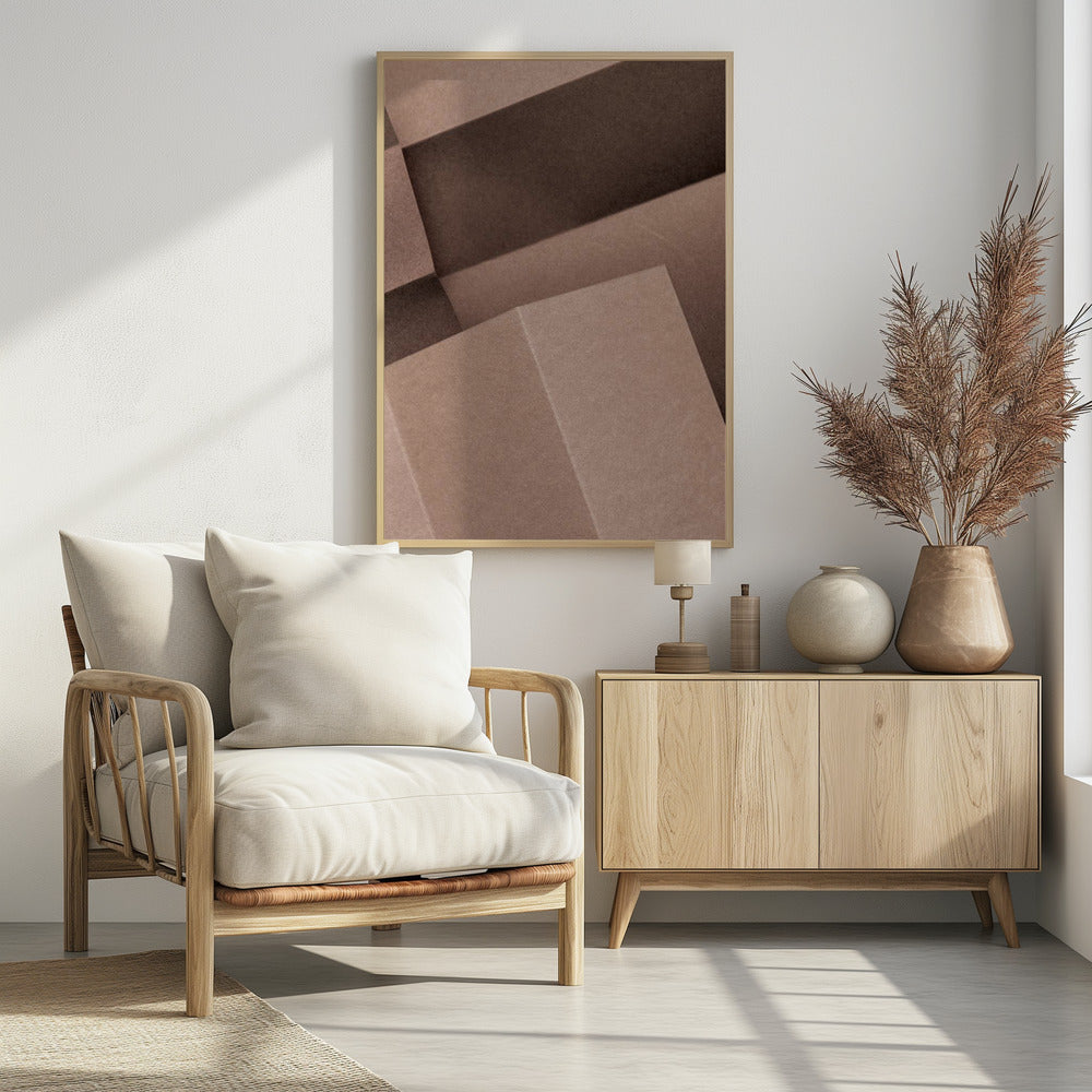 Papers and Shadows 4 - Poster / Art Print