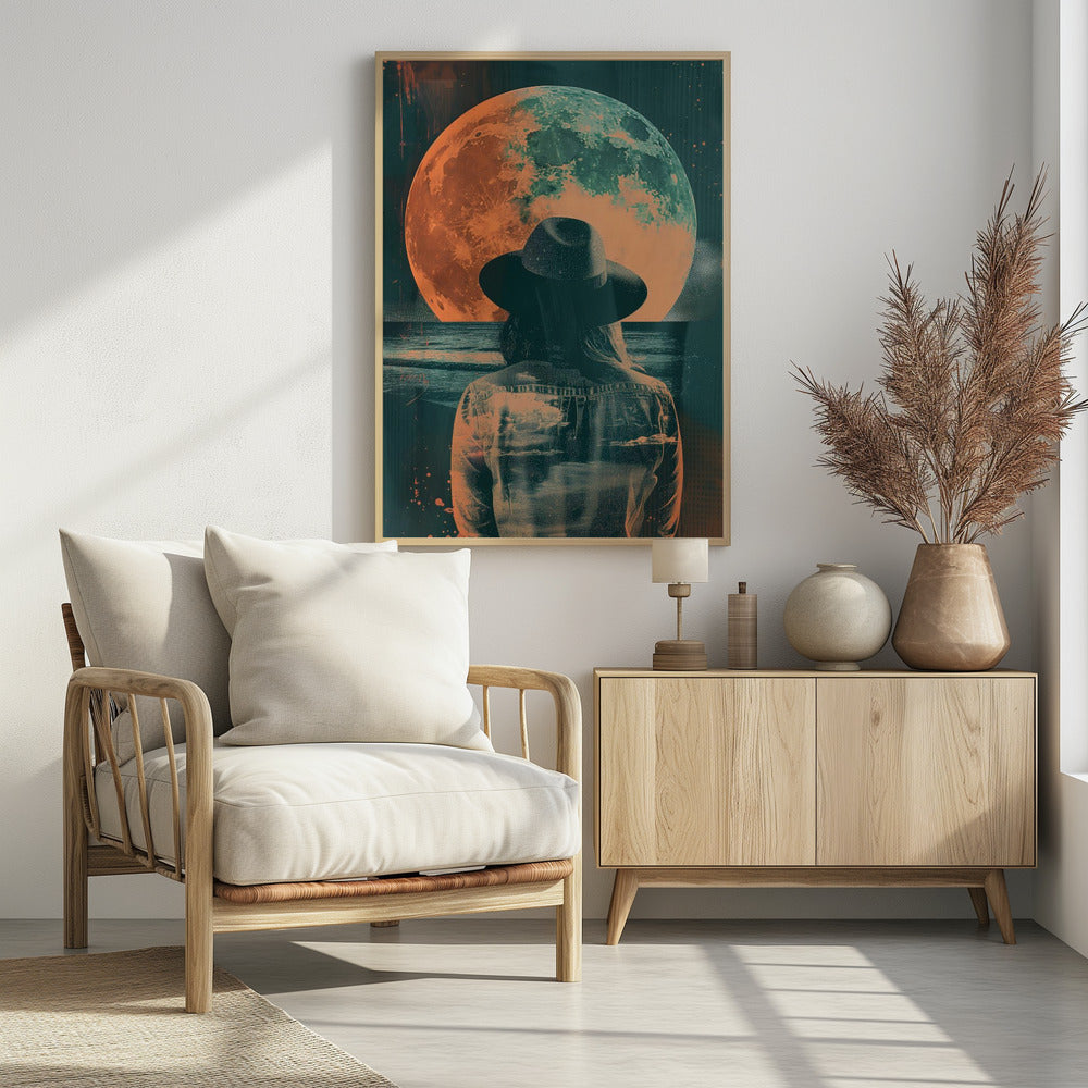 Watching the Moon - Poster / Art Print