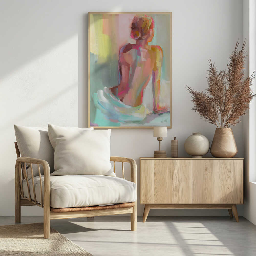 Woman Posing - Poster / Art Print