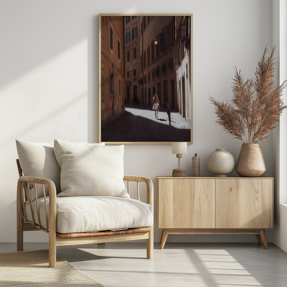 A girl in Rome - Poster / Art Print
