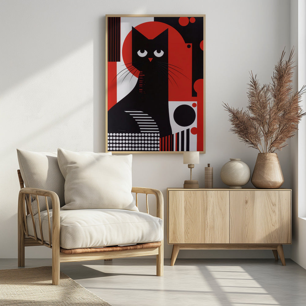 The Abstract Cat - Poster / Art Print