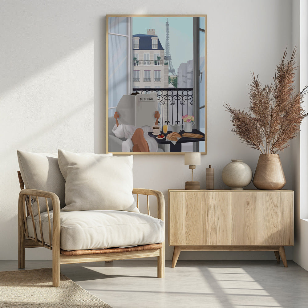 Paris Balcony - Poster / Art Print
