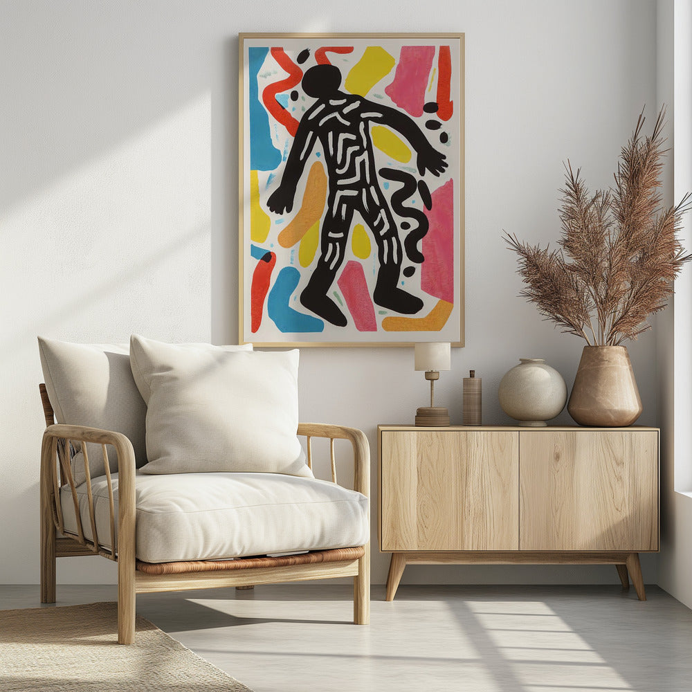 At the Crime Scene - Poster / Art Print