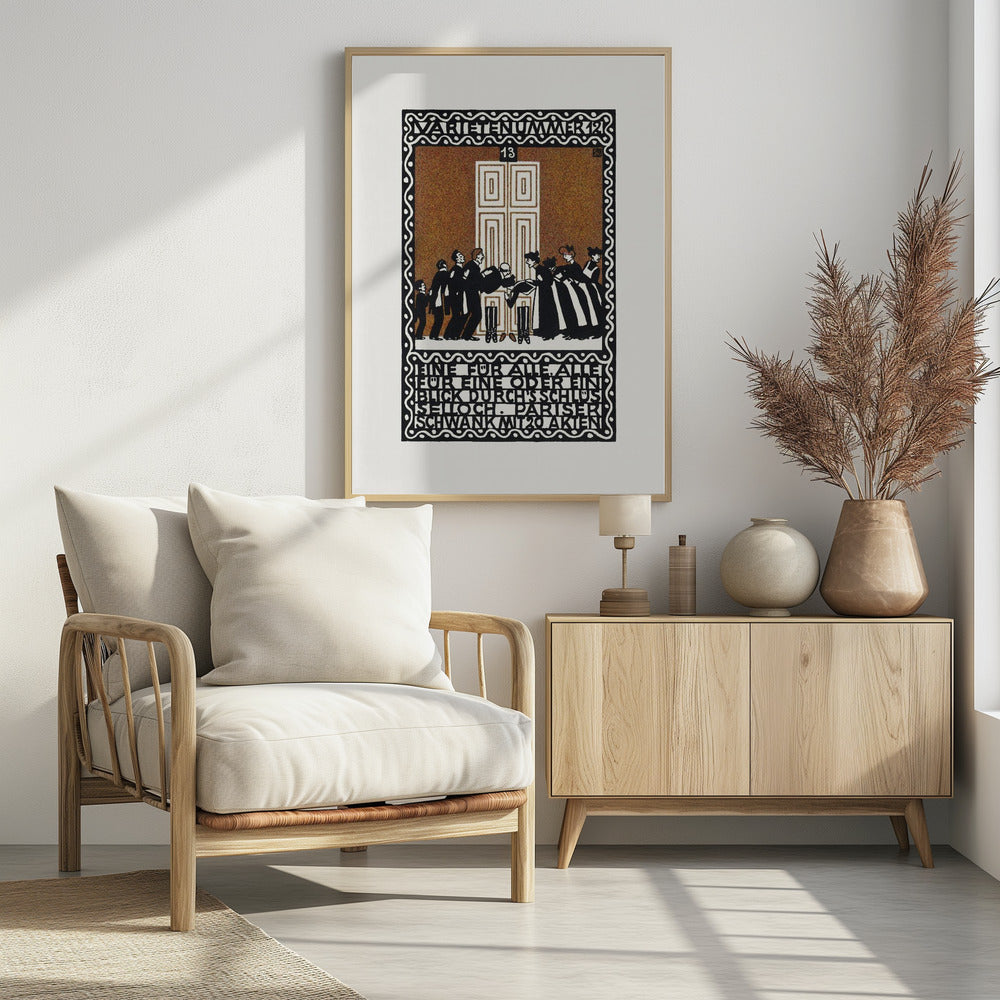 Variety Act 12 One for All, All for One or a Glimpse Through the Keyhole - Poster / Art Print