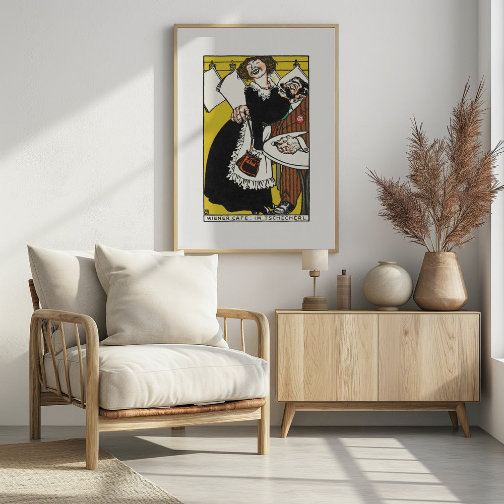Viennese Café In the Little Café - Poster / Art Print