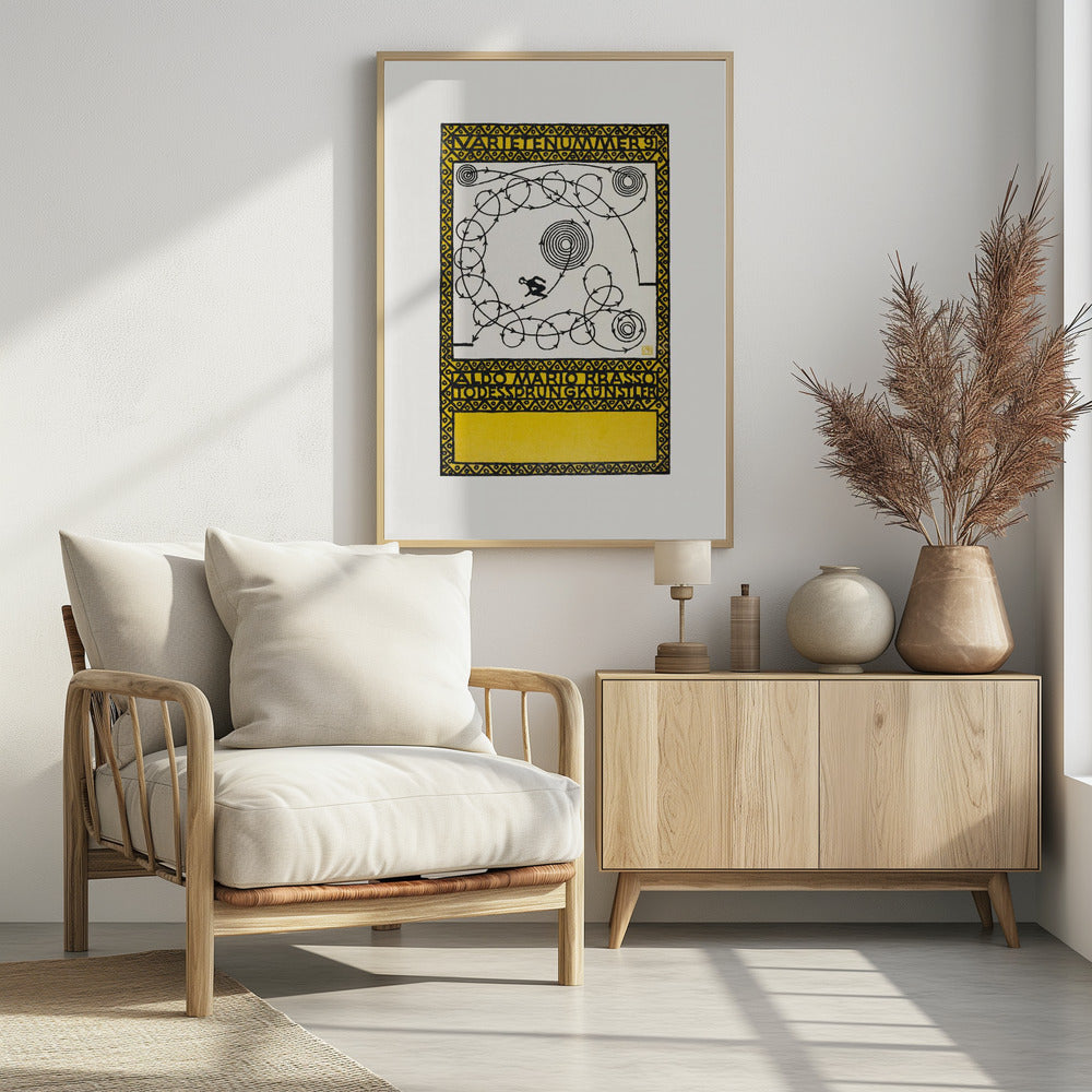 Variety Act 9 Also Mario Brasso, leap of Death - Poster / Art Print