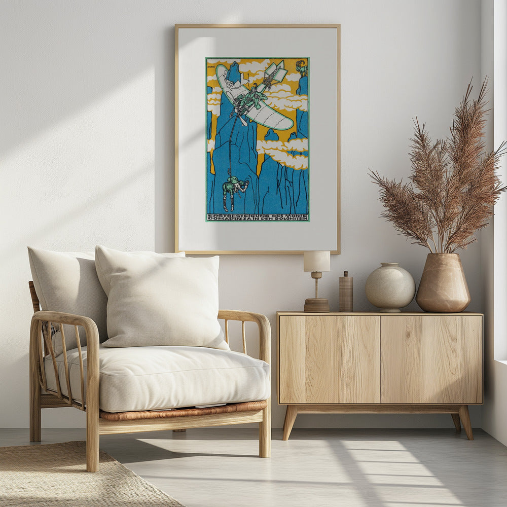 First Ascent of Monte Domapozza In the Dolomites - Poster / Art Print