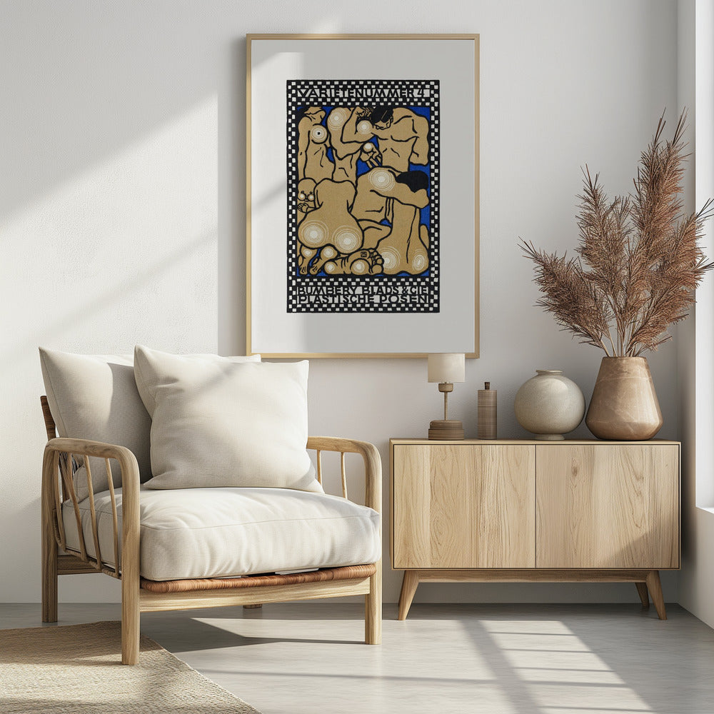 Vaudeville Act 4 Bumbery Blads & Cie, Plastic Poses - Poster / Art Print