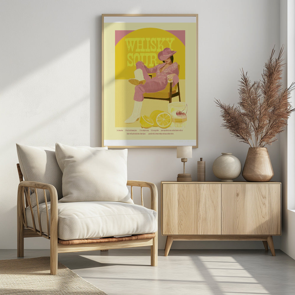 Jlr Whiskysour Pink Copy - Poster / Art Print