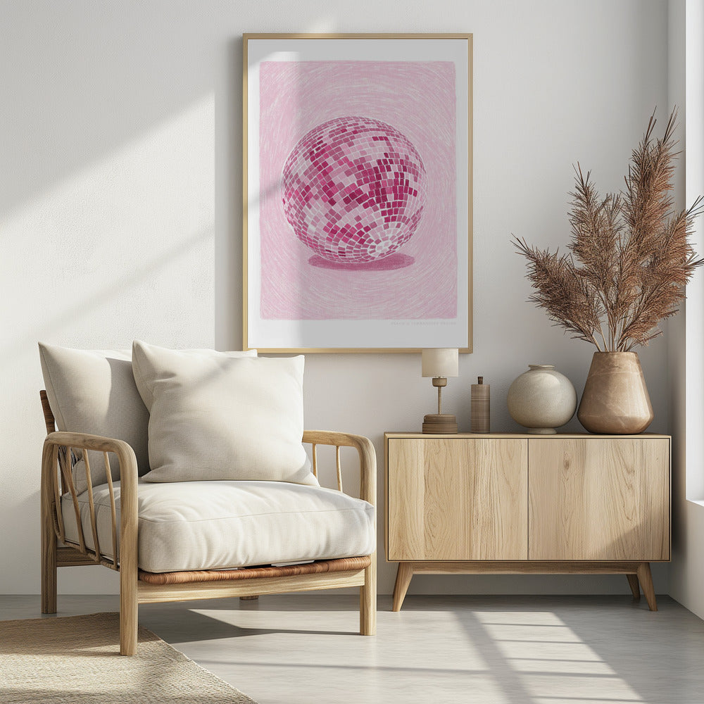 Pandc Discoball - Poster / Art Print