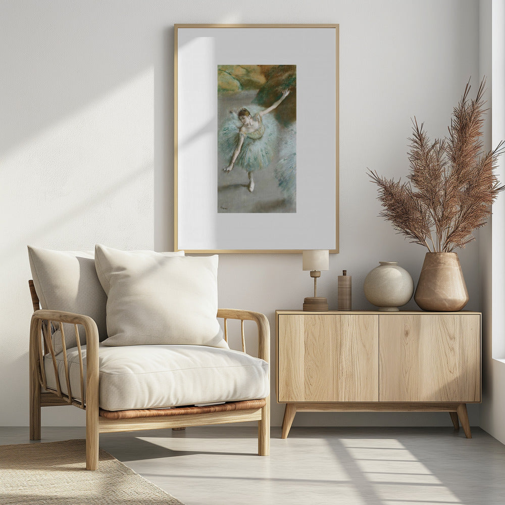 Dancer In Green No.2 - Poster / Art Print