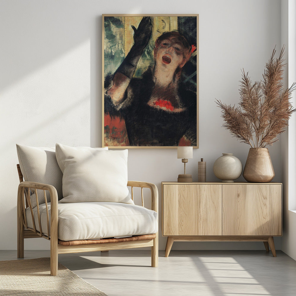 Café Singer - Poster / Art Print