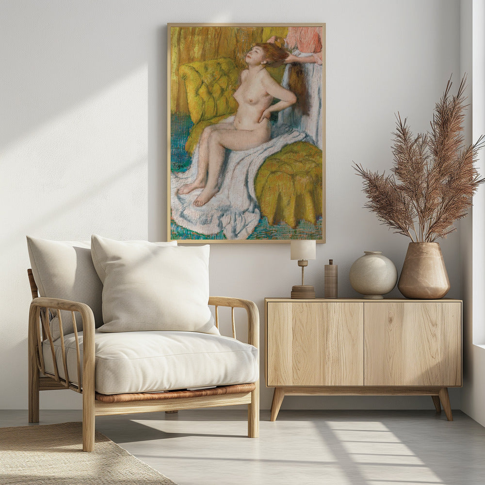 Nude Lady With Breast Showing - Poster / Art Print