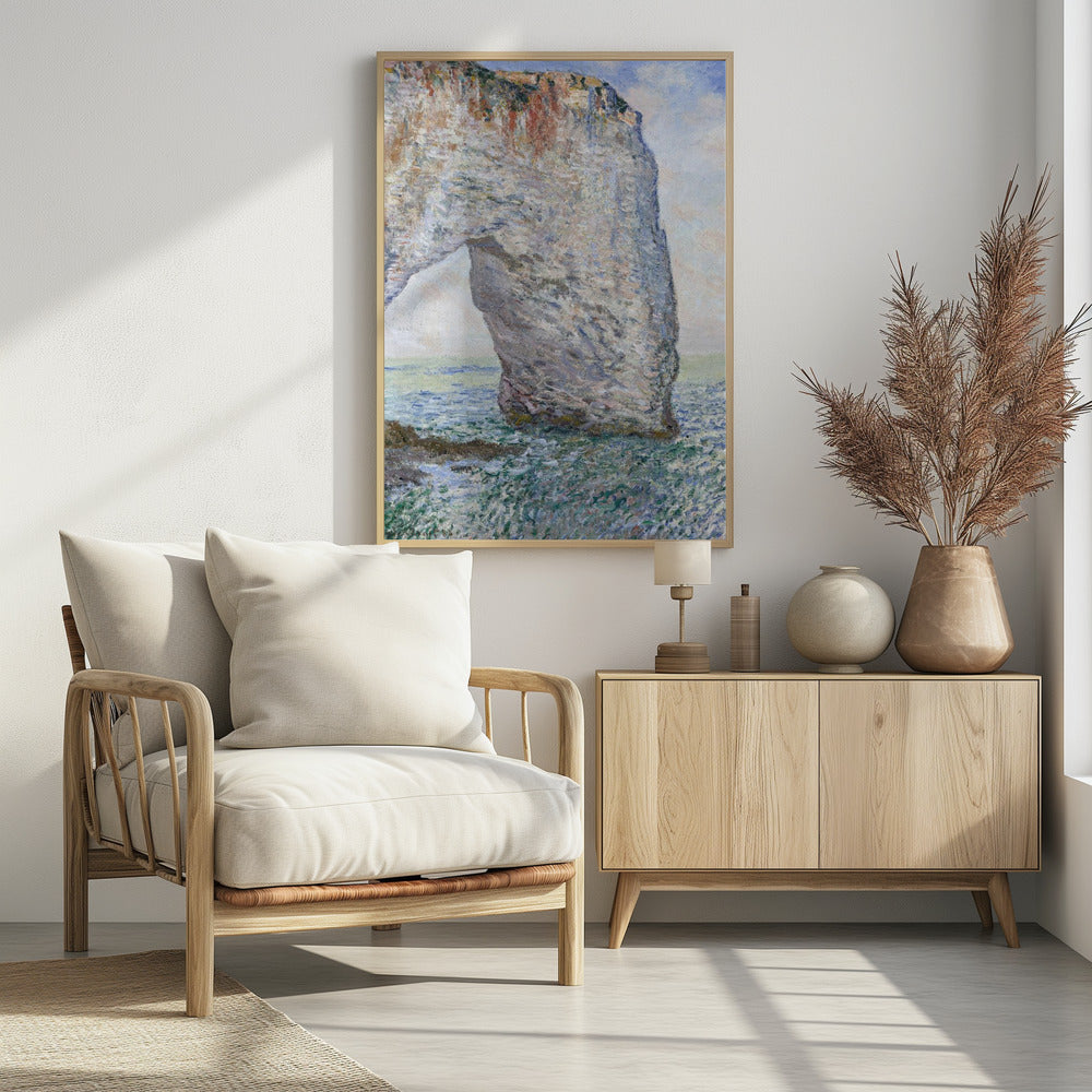 The Manneporte Near Étretat (1886) - Poster / Art Print
