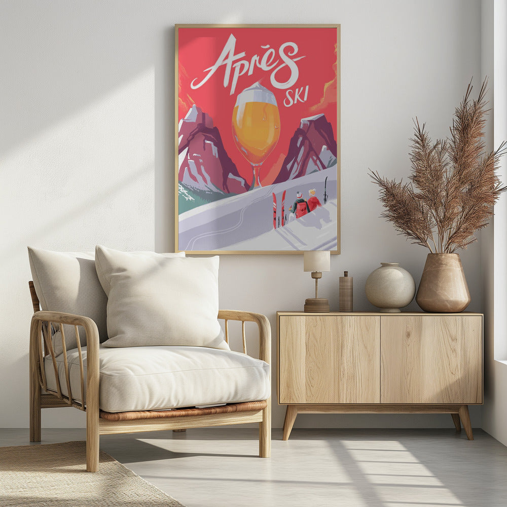 Apés Ski - Poster / Art Print