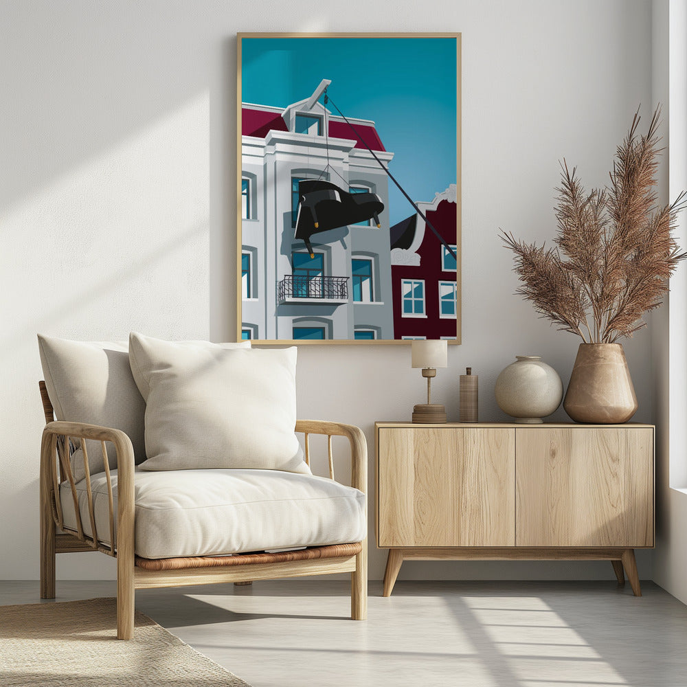 Moving to Amsterdam - Poster / Art Print