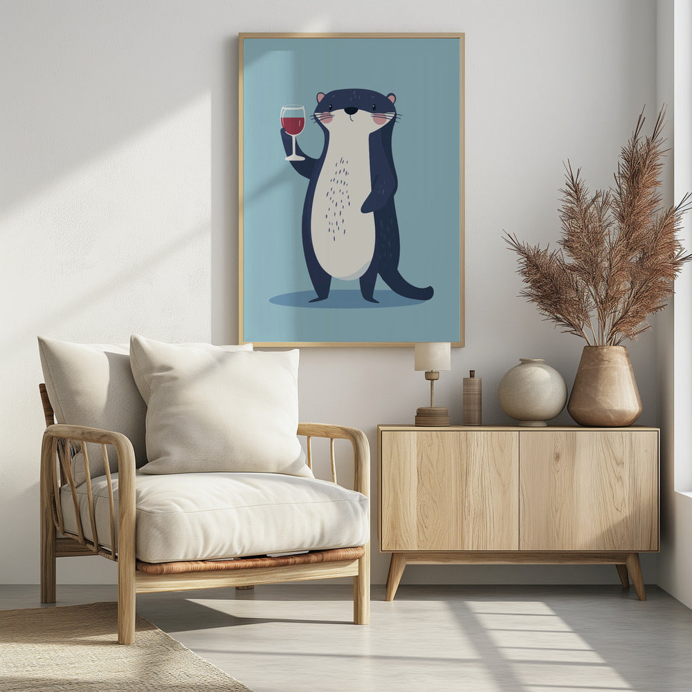 Cute Cartoon Cheers No 2 - Poster / Art Print