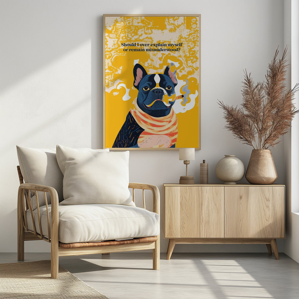 Should I Over Explain Myself or Remain Misunderstood - Poster / Art Print