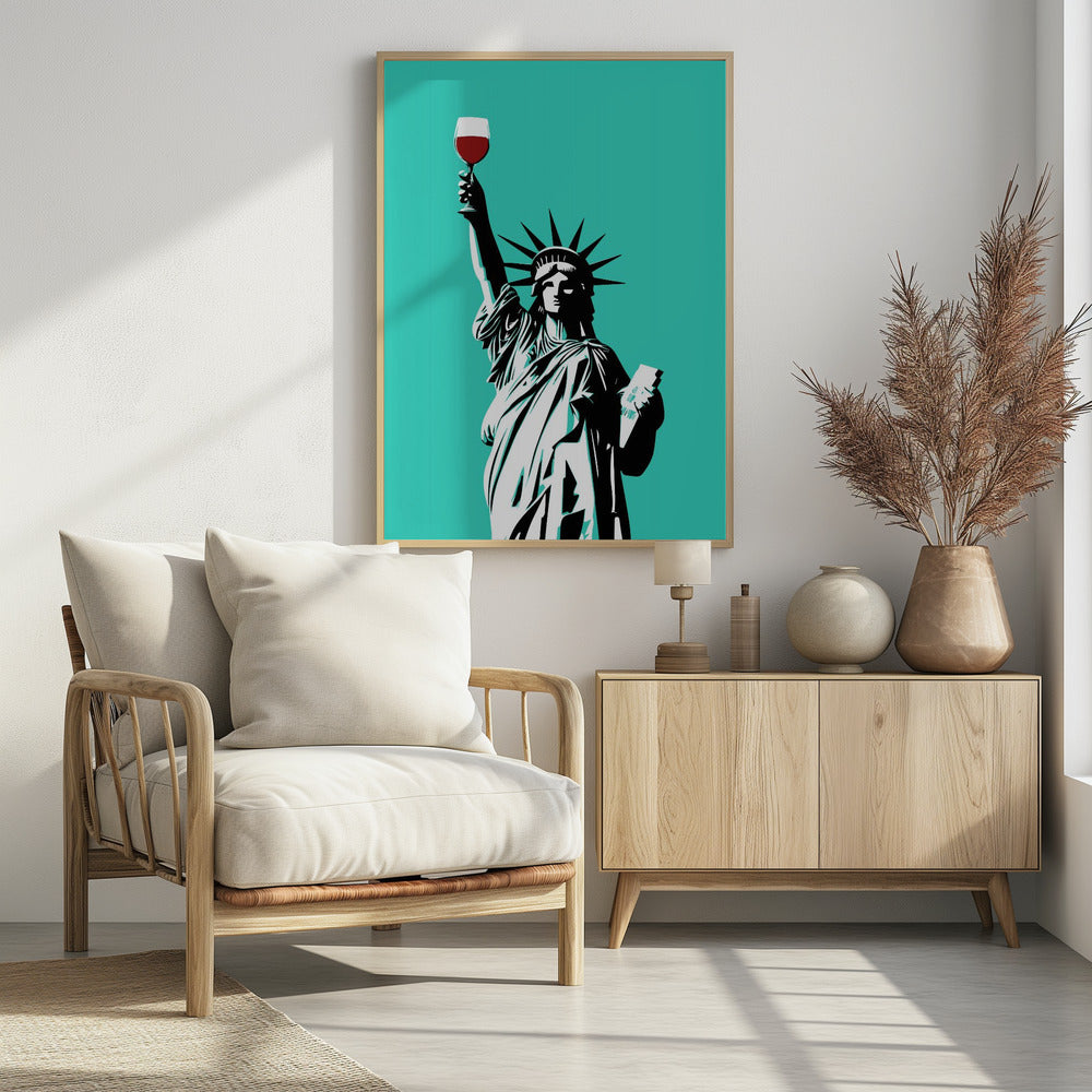 Liberty of Wine - Poster / Art Print
