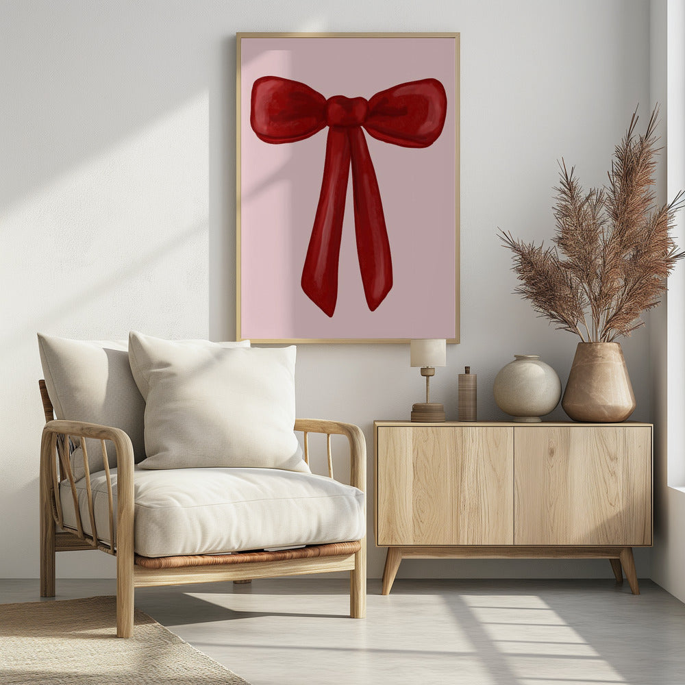 Red Bow - Poster / Art Print