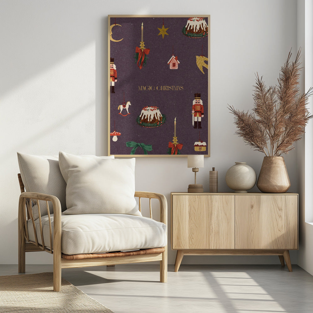 Cozy Christmas Things - Poster / Art Print