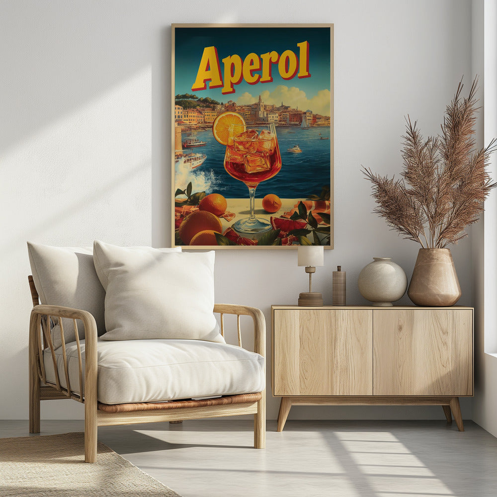 Aperol Vintage Commercial - Poster / Art Print