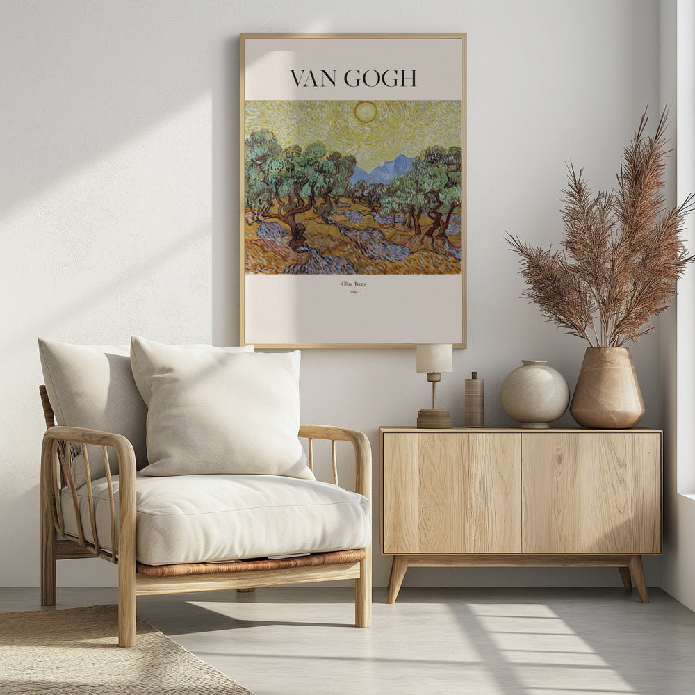 Olive Trees (1889) - Poster / Art Print
