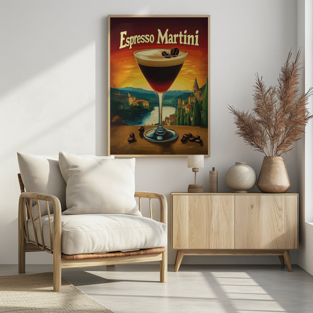 Espresso Martini Vintage - Poster / Art Print
