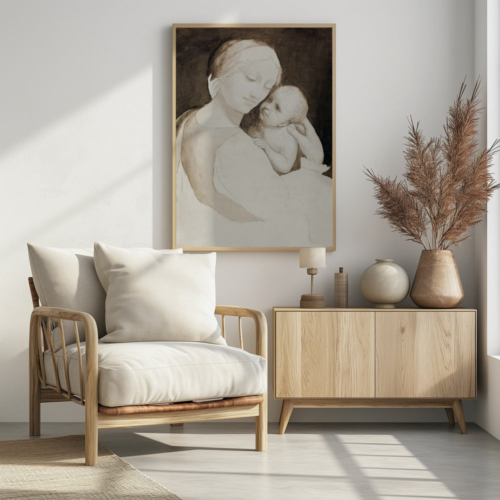 Madonna and Child - Poster / Art Print
