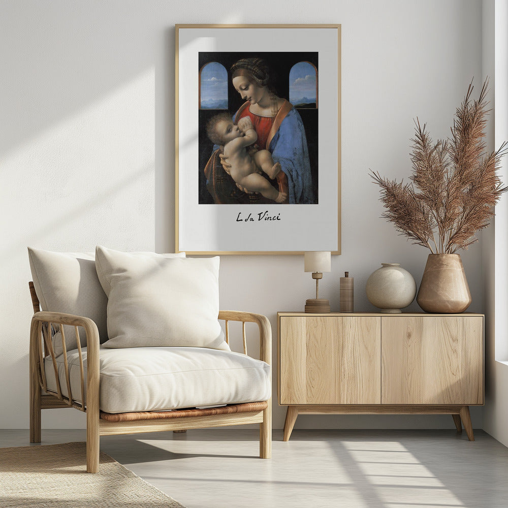 Madonna Litta (mid 1490s) - Poster / Art Print