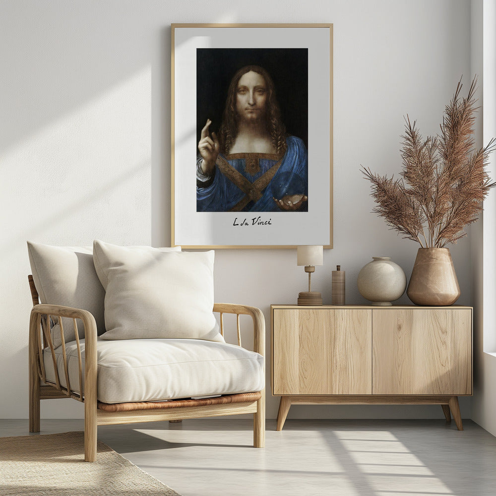 Salvator Mundi (circa 1500) - Poster / Art Print