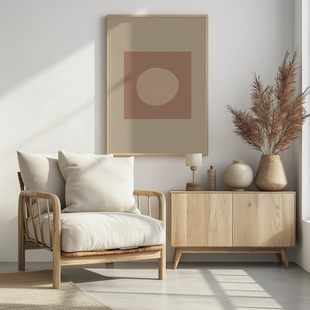 Circle Mocha - Poster / Art Print