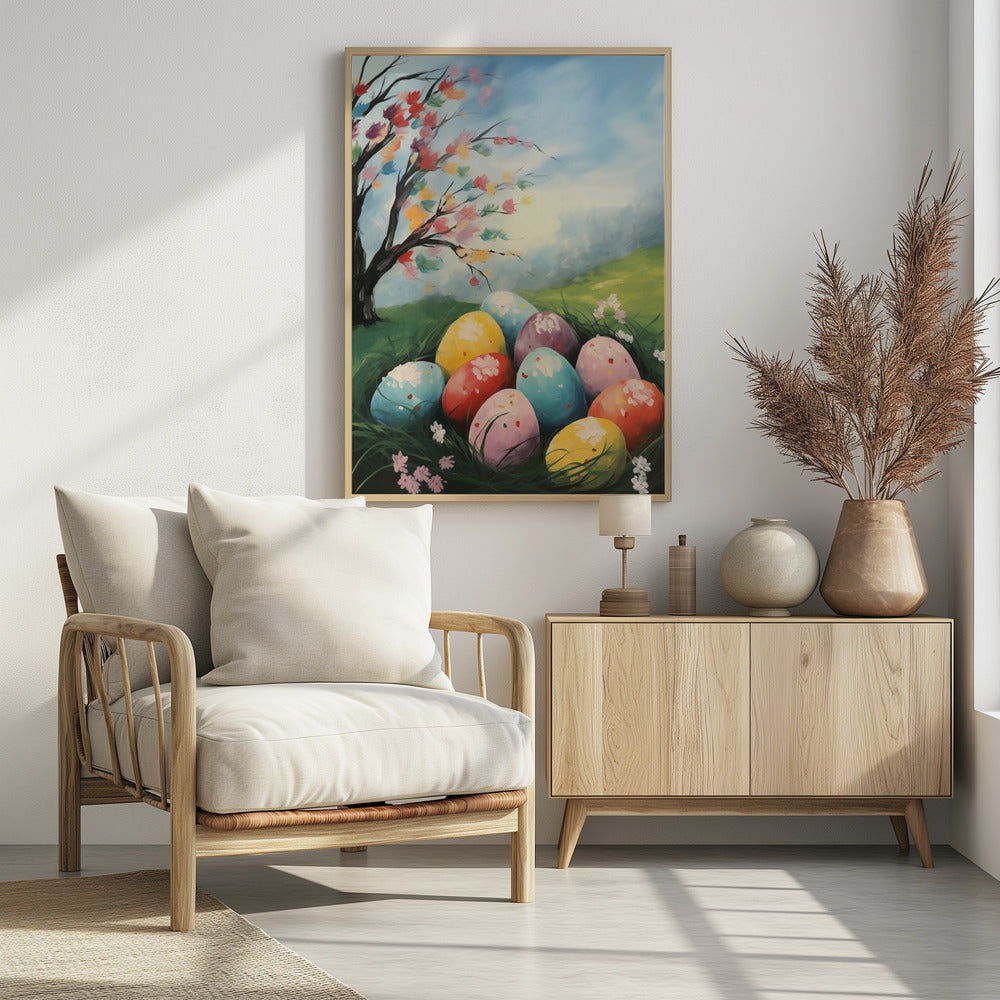 Happy Easter No 1 - Poster / Art Print