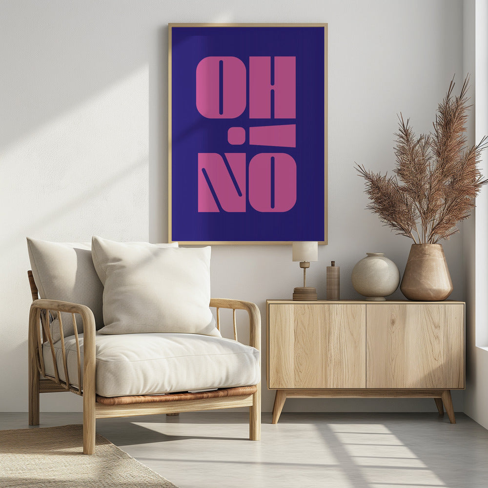 Oh No! - Poster / Art Print