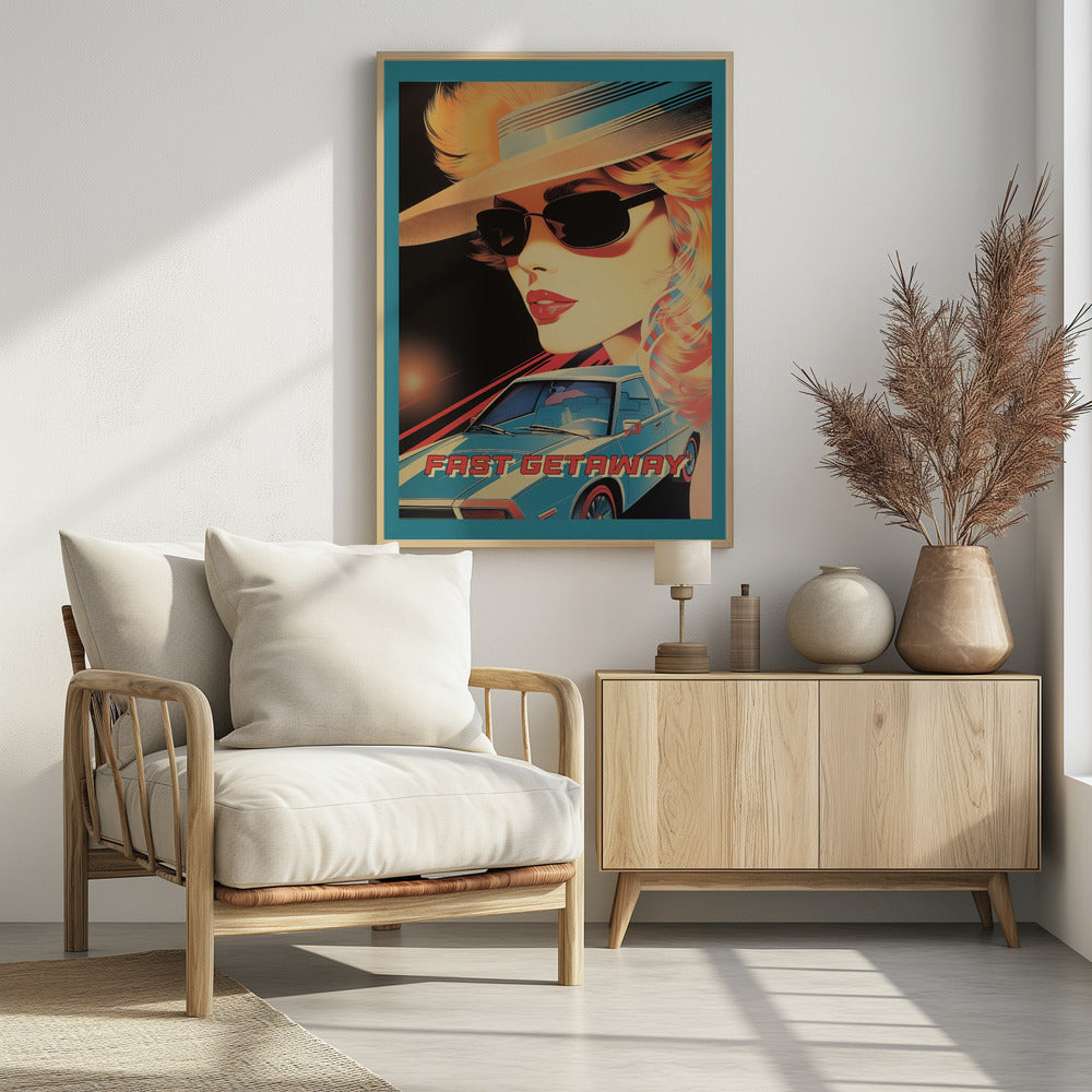 Fast Getaway - Poster / Art Print