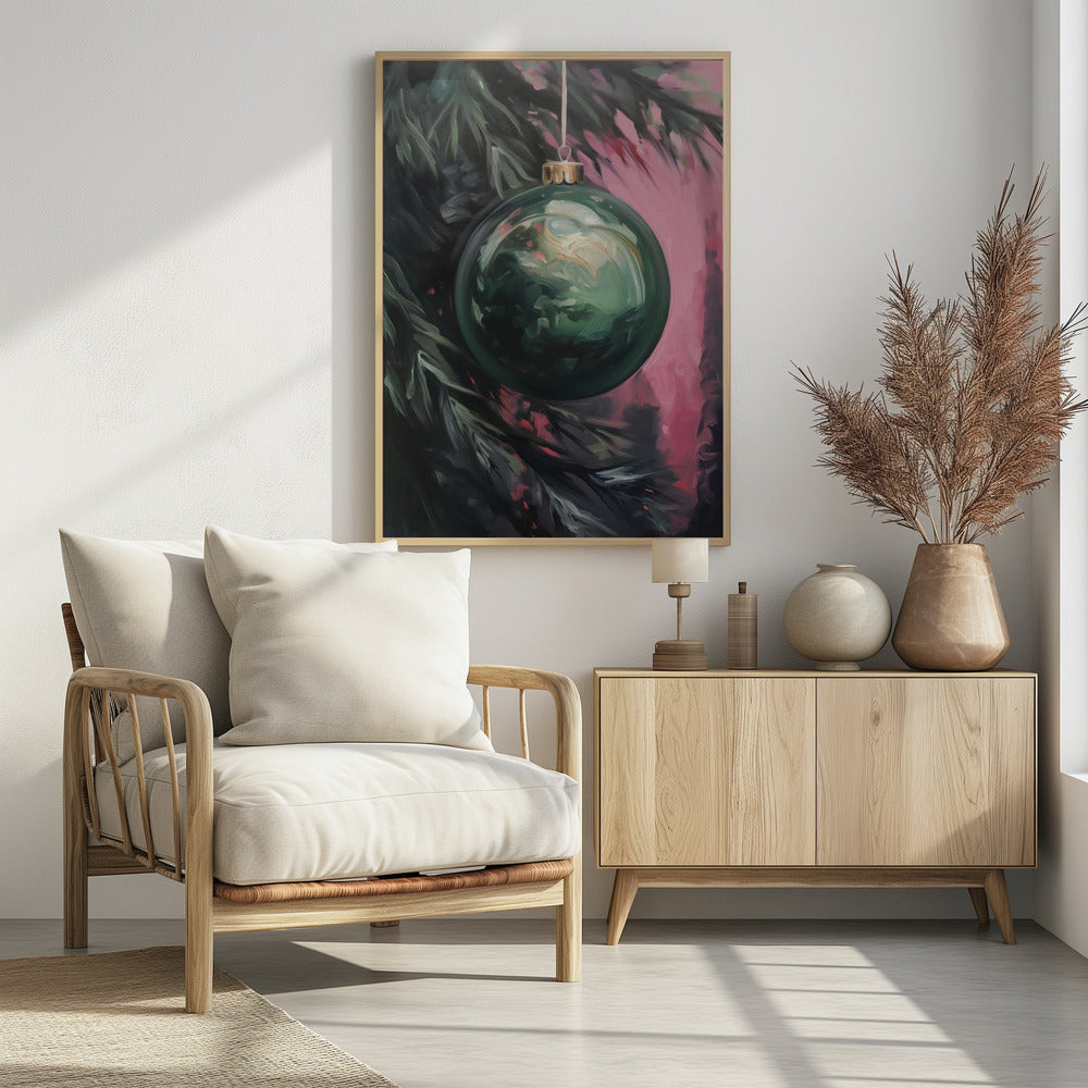 Christmas Bauble No 2 - Poster / Art Print