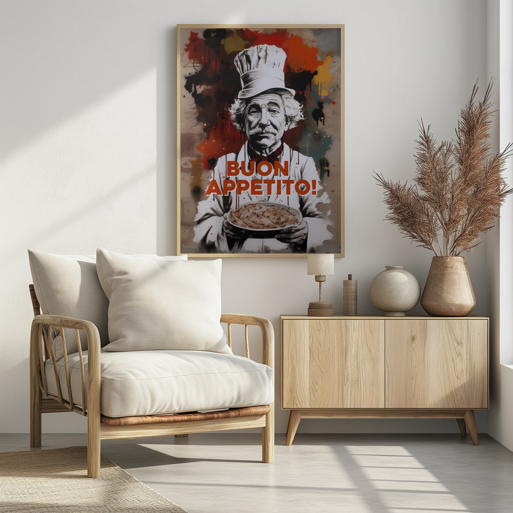 The Pasta Chef - Poster / Art Print