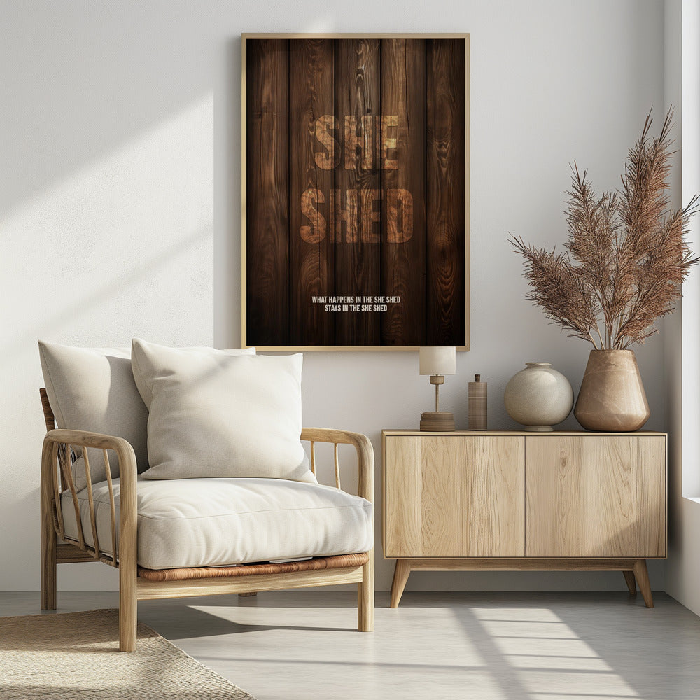 She Shed - Poster / Art Print