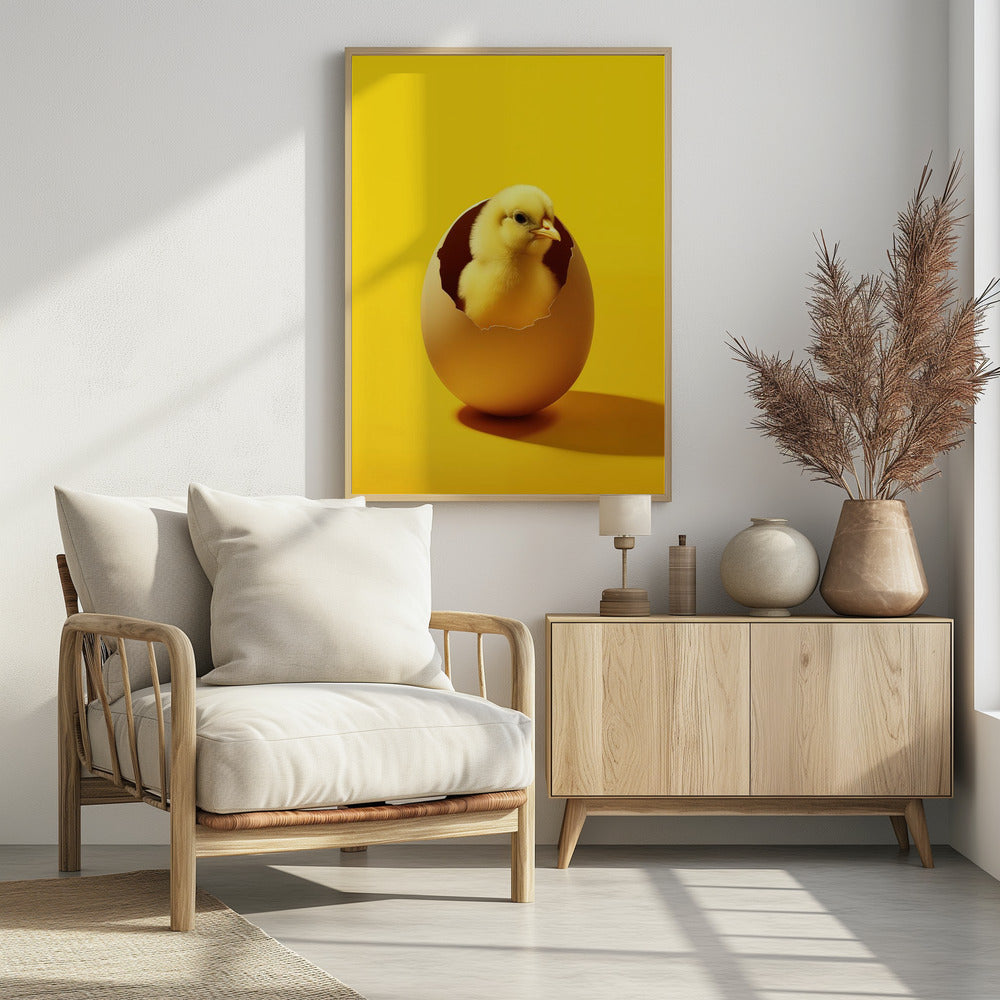 Yellow Chicken - Poster / Art Print