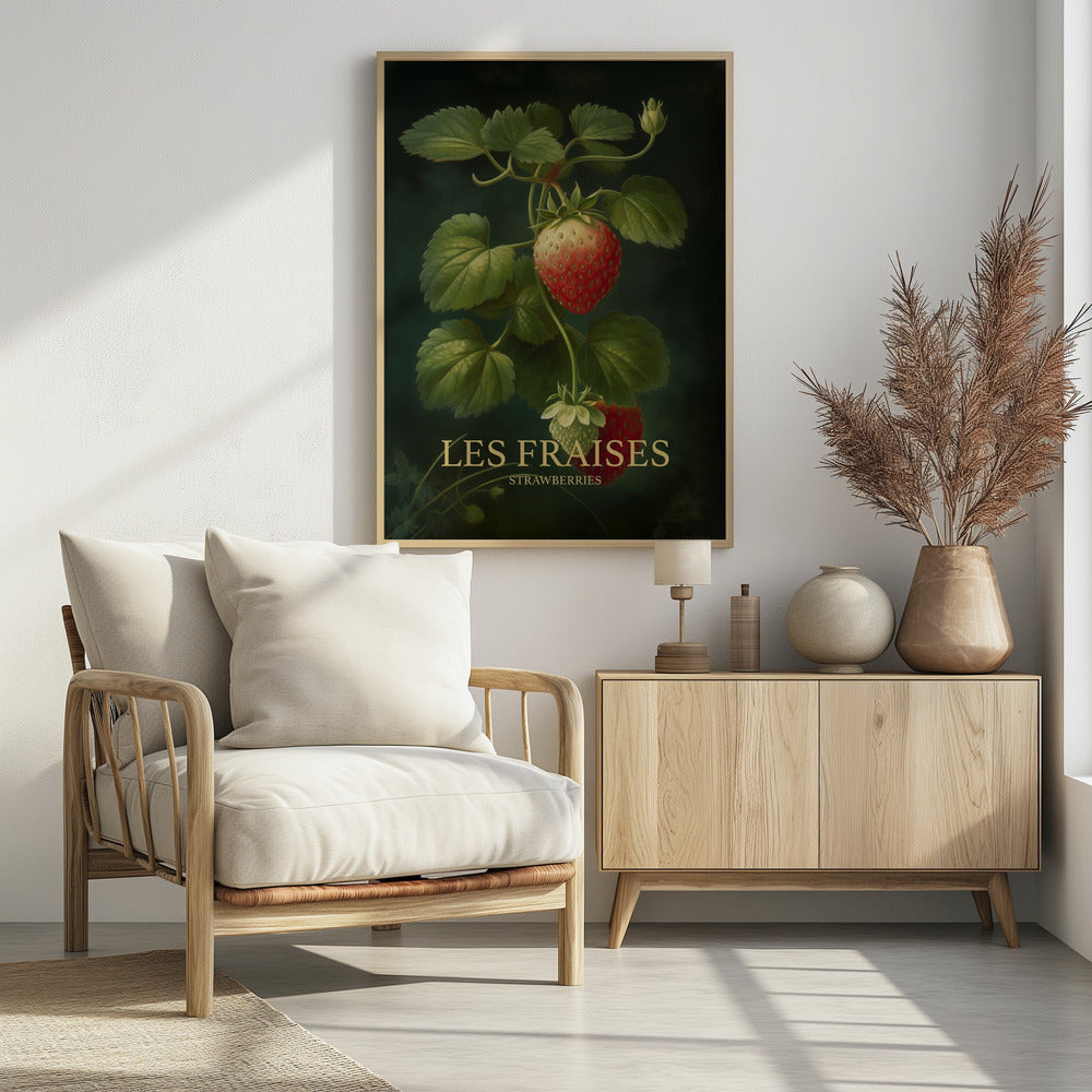 Les Fraises - Strawberries - Poster / Art Print